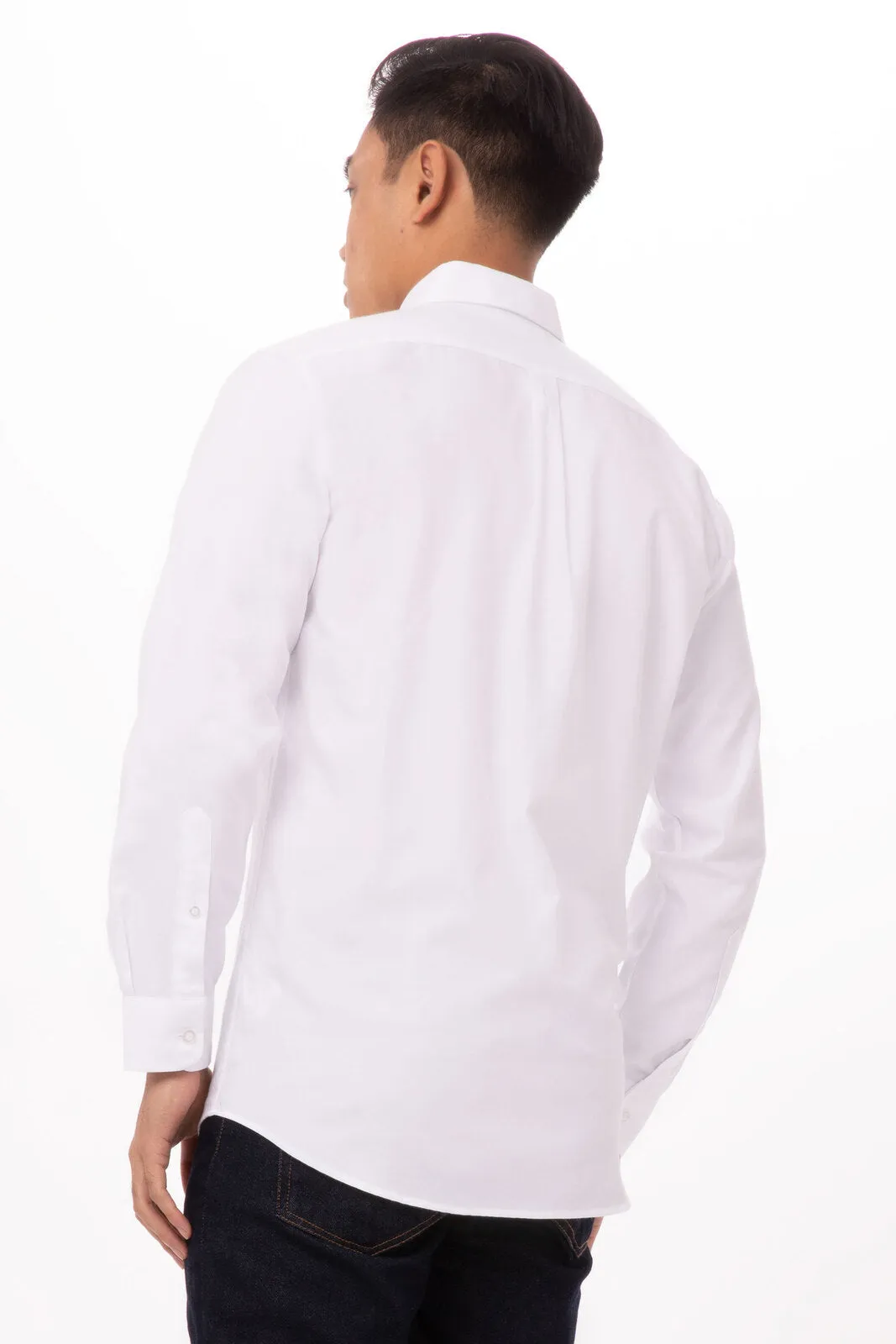 Oxford Men's Dress Shirt- White